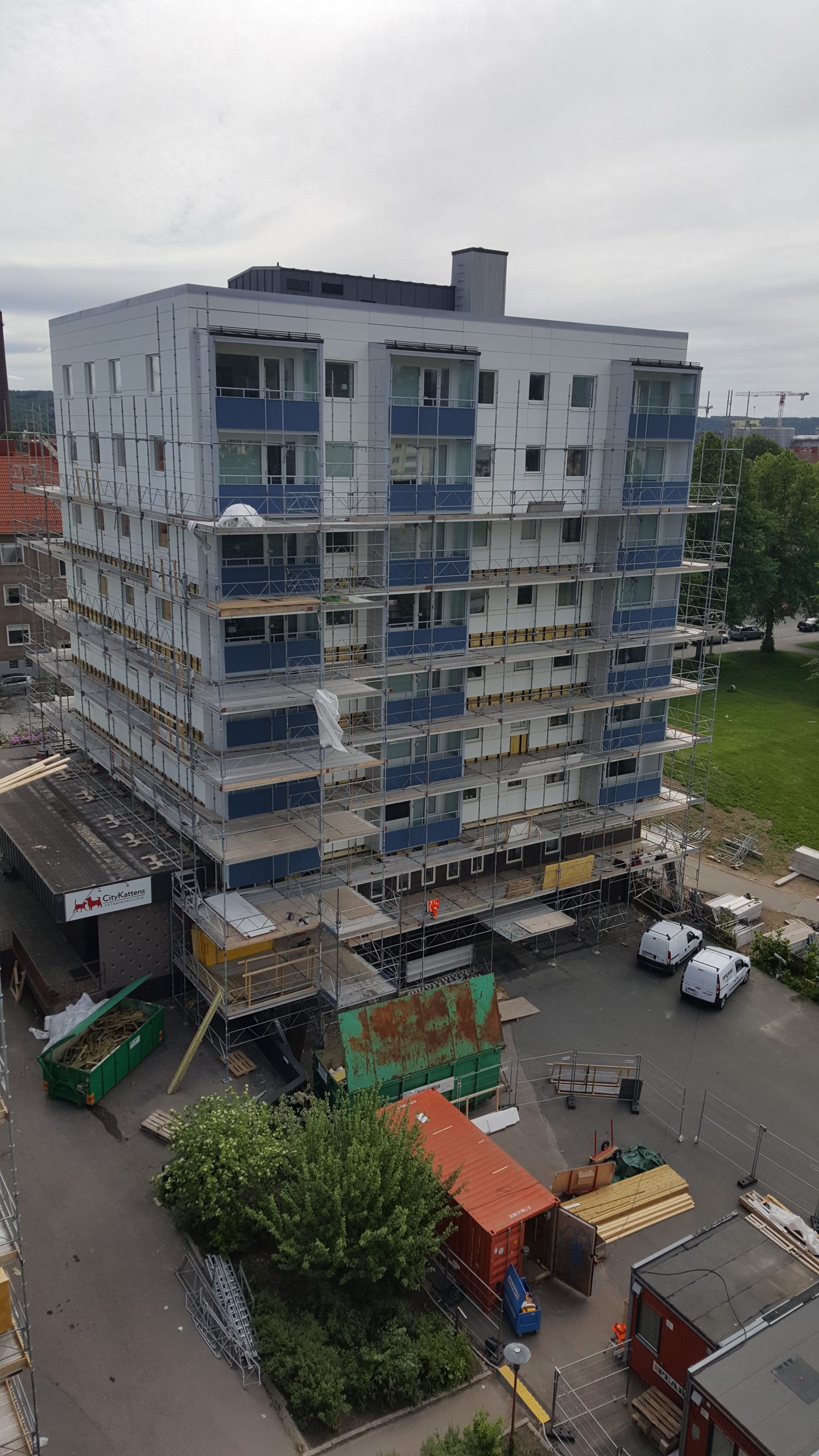balkongrenovering BRF Karl Jönköping