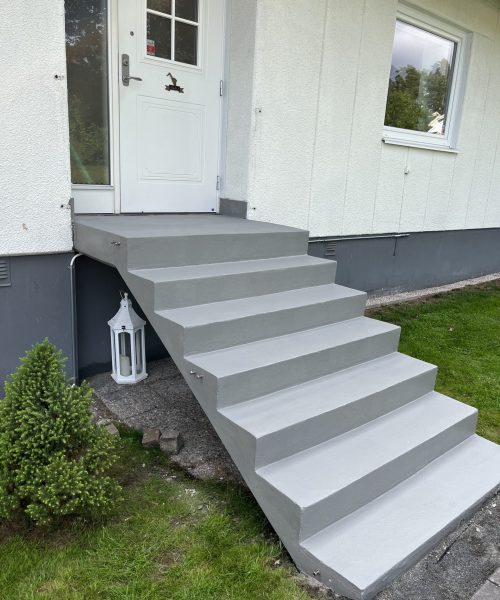 Renovering av betongtrapp i Jönköping